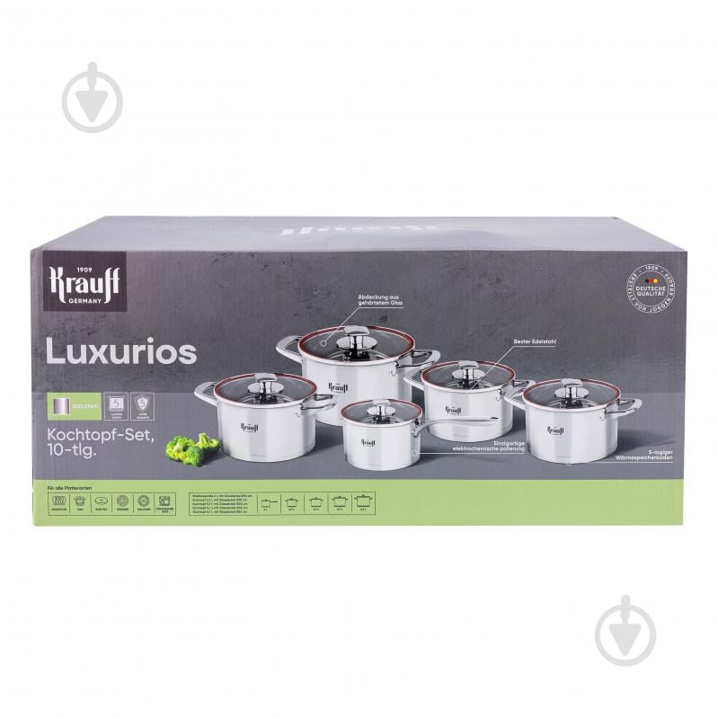 Набір посуду Krauff Luxurios 10 предметів 26-238-114 - фото 6