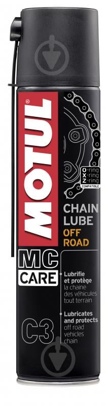 Мастило для ланцюгів Motul C3 Chain Lube Off Road 400 мл - фото 1