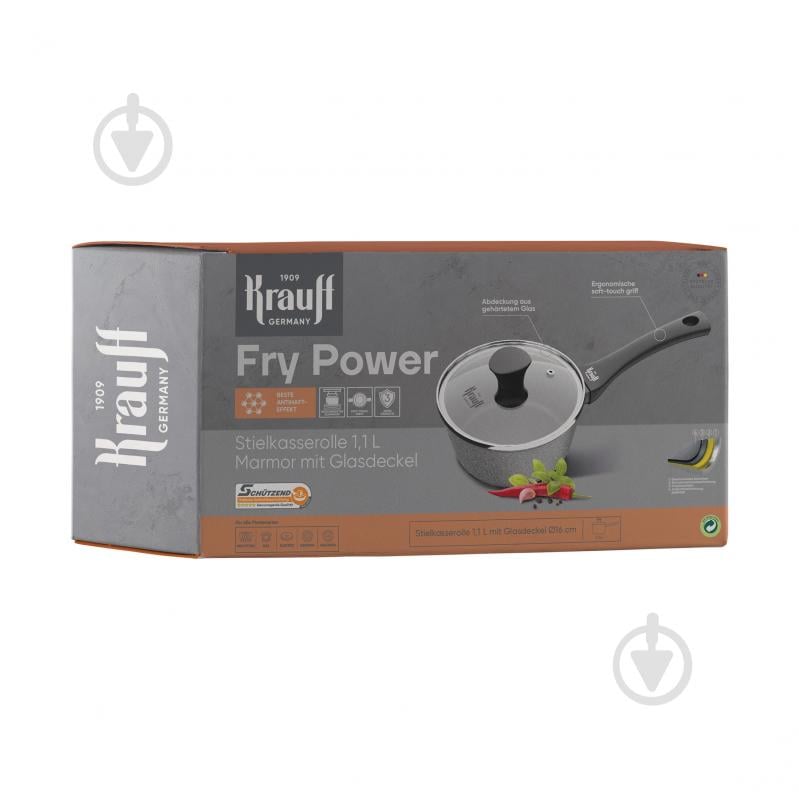 Ківш з кришкою Krauff Fry Power 1,1 л 25-45-248 - фото 2