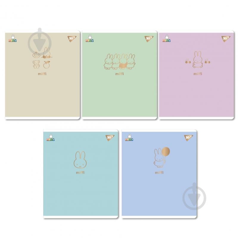 Тетрадь Gold Miffy А5 клетка YES - фото 1