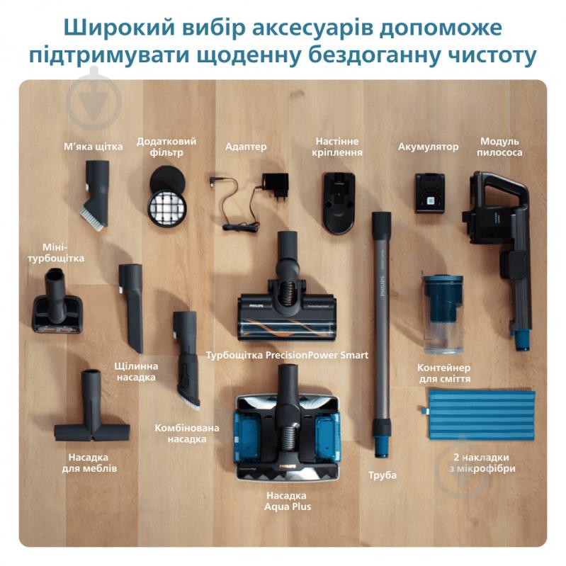 Пылесос аккумуляторный Philips XC8057/01 - фото 6