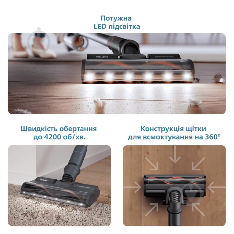 Пылесос аккумуляторный Philips XC8057/01 - фото 10