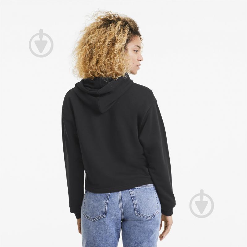 Джемпер Puma ESS+ Metallic Hoody TR 58241101 р. XS черный - фото 4