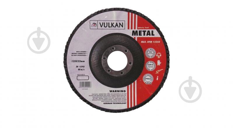 Круг лепестковый Vulkan 125 мм P40 9099 - фото 2