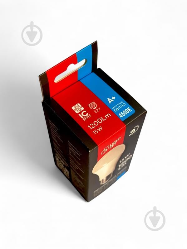 Лампа світлодіодна LIGHT SET LS 15 Вт A60 E27 220 В 4500 К - фото 4 Лампа світлодіодна LIGHT SET LS 15 Вт A60 E27 220 В 4500 К - фото 4