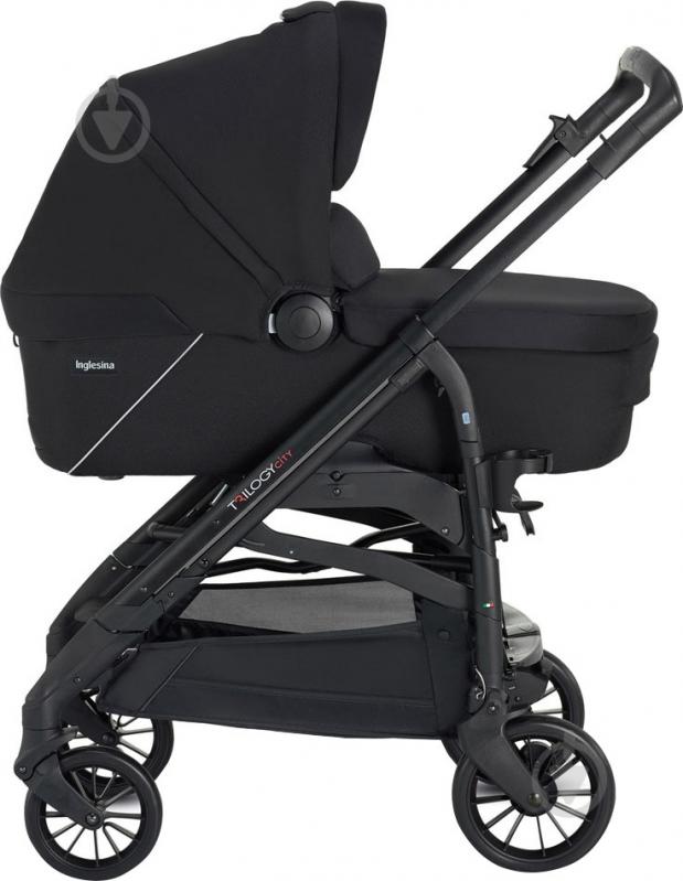 Коляска 3 в 1 Inglesina Trilogy Deep Black AA35H0DBK - фото 1