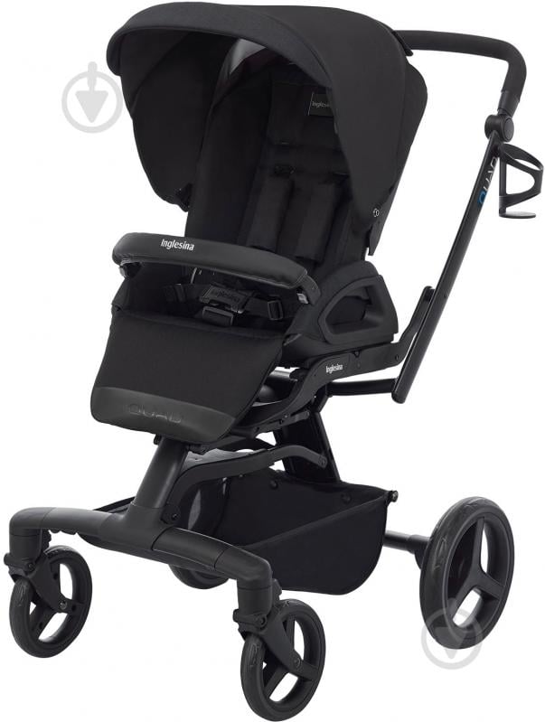 Коляска 3 в 1 Inglesina Quad Pro Total Black AA60H0TBK - фото 2 Коляска 3 в 1 Inglesina Quad Pro Total Black AA60H0TBK - фото 2