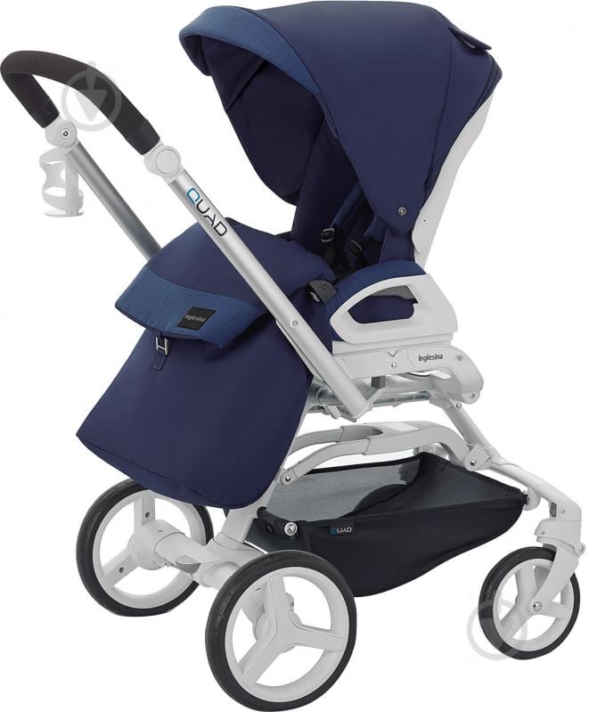 Коляска 3 в 1 Inglesina Quad Pro Total Ocean Blue AA60H3OBL - фото 3