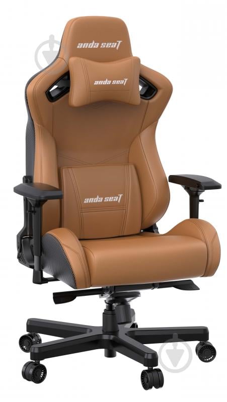 Кресло Anda Seat Kaiser 2 Brown Size XL (AD12XL-07-K-PVC-K01) коричневый - фото 1