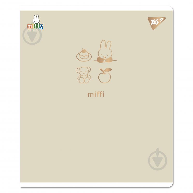 Тетрадь Gold Miffy 24 листа линия YES - фото 2