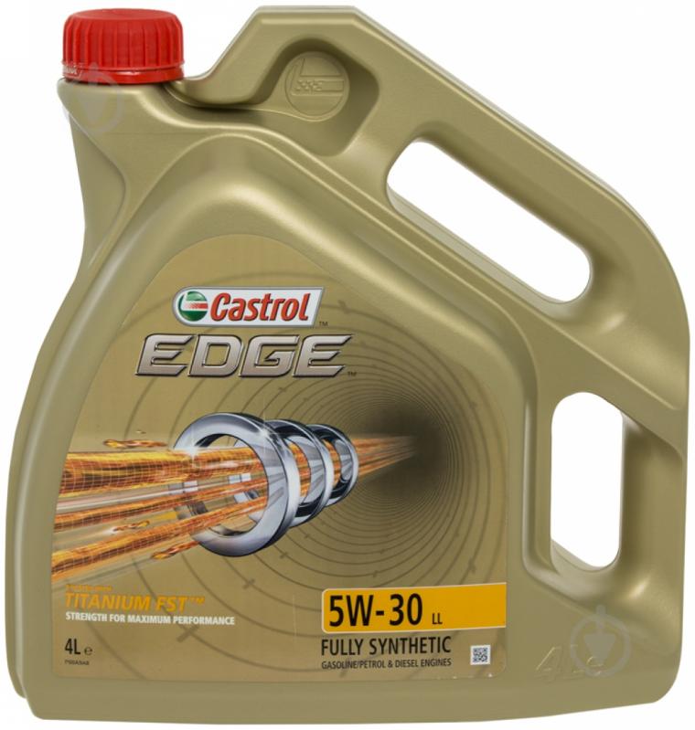 Моторне мастило Castrol Edge Titanium FST LL 5W-30 4 л (CAS EDGE 5W30 4L) - фото 1