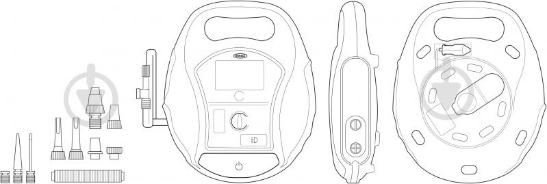 Компресcор автомобильный RinG RTC 5000 (3 в 1) - фото 9