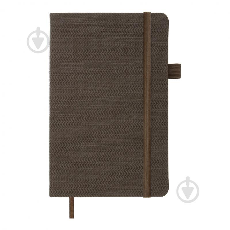 Книга для нотаток Tweed 125x195 мм 96 арк. клітинка сірий Buromax - фото 2