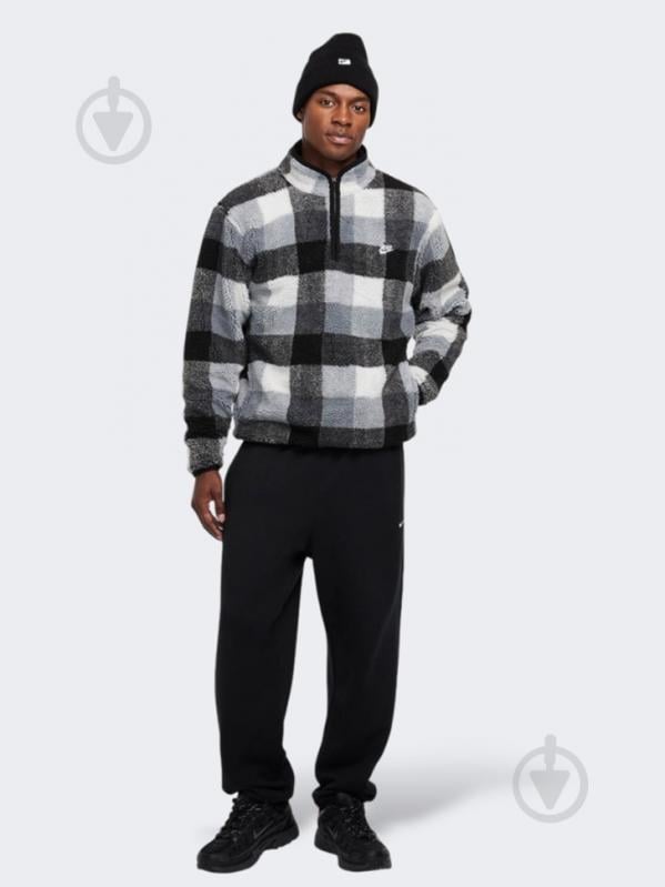 Джемпер Nike M NK CLUB SSNL WNTRZD AOP HZ FZ0896-010 р.M сірий - фото 3