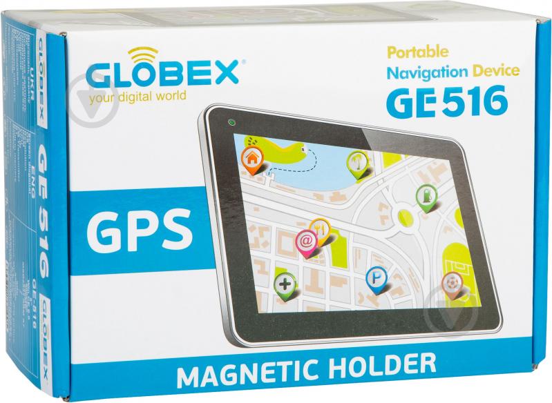 GPS-навигатор Globex GE 516 + ПО Navitel - фото 12