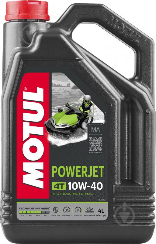 Моторне мастило Motul Powerjet 4T 10W-40 4 л (828107) - фото 1