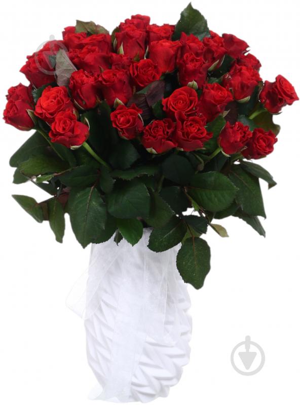 Троянда Ель Торо одноголова класична 40 см червона (Україна) - фото 2