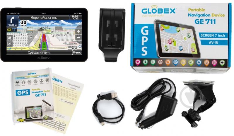 GPS-навигатор Globex GE 711 + ПО Navitel - фото 11