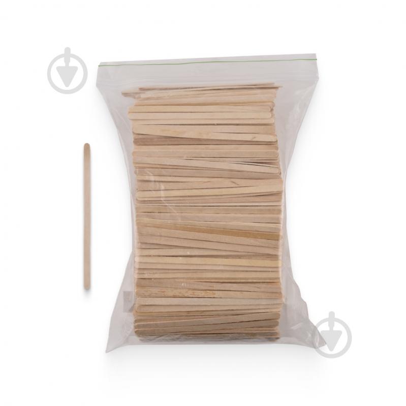 Мішалка одноразова дерев'яна 180х6х1,8 мм Ecowood 1000 шт. - фото 1