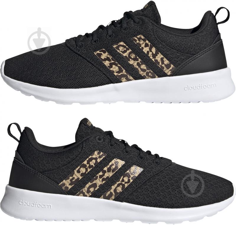 Кросівки жіночі демісезонні Adidas QT RACER 2.0 FY8247 р.36 чорні - фото 5