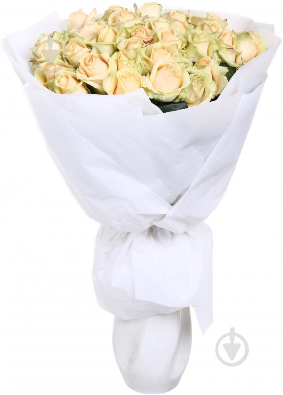 Роза Пич аваланч одноголовая классическая 70 см персиковая (Украина) - фото 3 Роза Пич аваланч одноголовая классическая 70 см персиковая (Украина) - фото 3