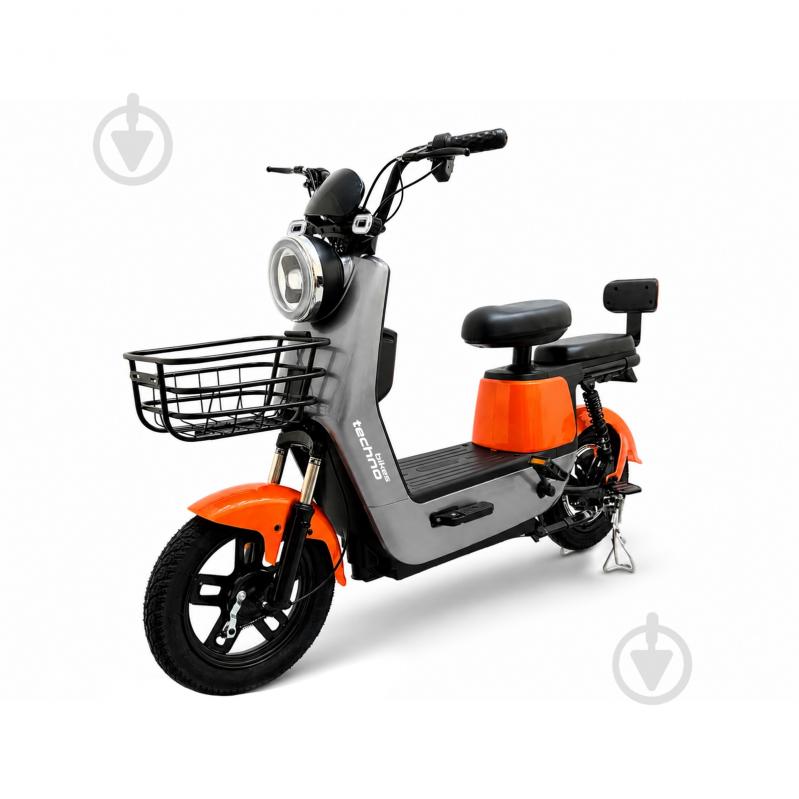 Електроскутер Techno R1 PRO Grey/Orange (R1 PRO.grey/orange) - фото 1