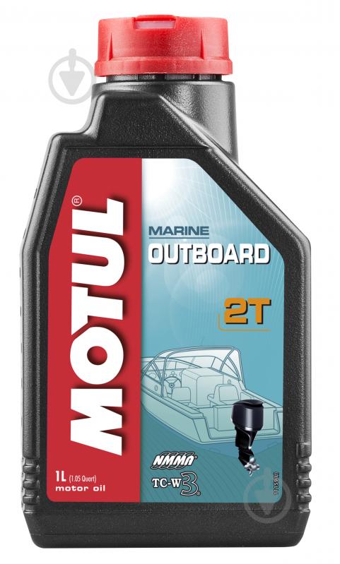 Моторное масло Motul Outboard 2T 1 л (851811) - фото 1