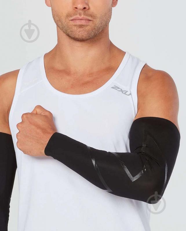 Нарукавники 2XU Force Compression Arm Guards чорний - фото 1