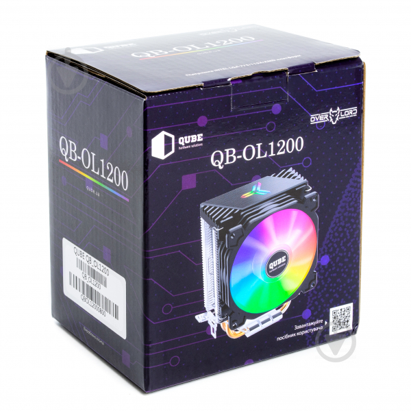 Процесорний кулер QUBE QB-OL1200 - фото 3