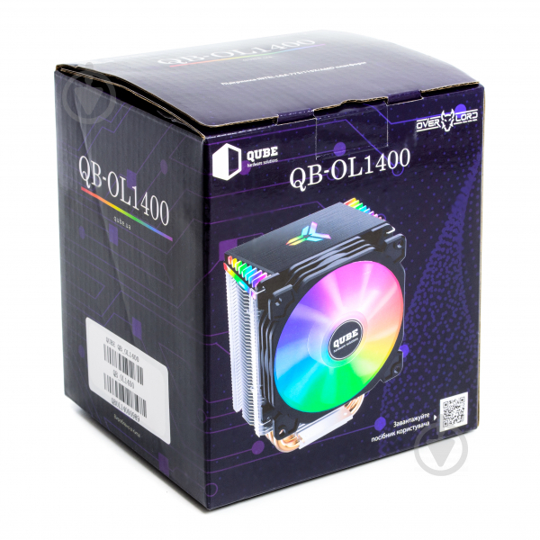 Процесорний кулер QUBE QB-OL1400 - фото 3