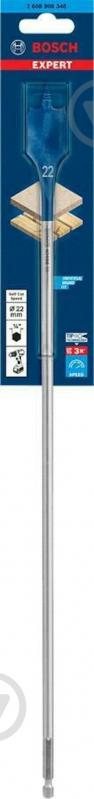 Свердло перове Bosch Expert Self Cut Speed Spade 22 x 400 mm 1 шт. 2608900348 - фото 2