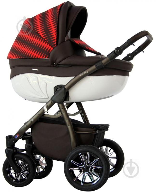 Коляска універсальна 2 в 1 Babyhit Retrus Avenir Reb Black White 16526 - фото 1