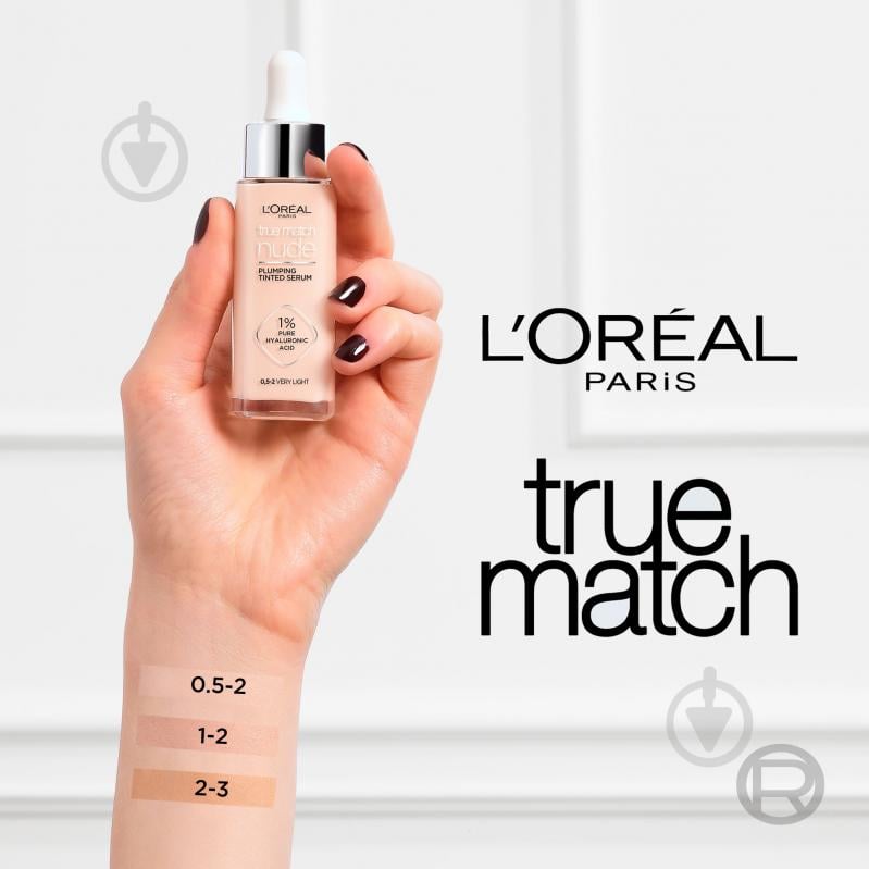 Сироватка тональна L'Oreal Paris True Match 1-2 light 30 мл - фото 2