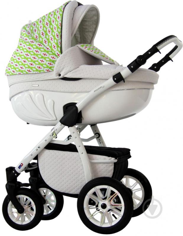 Коляска універсальна 2 в 1 Babyhit Retrus Avenir Green White 16525 - фото 1