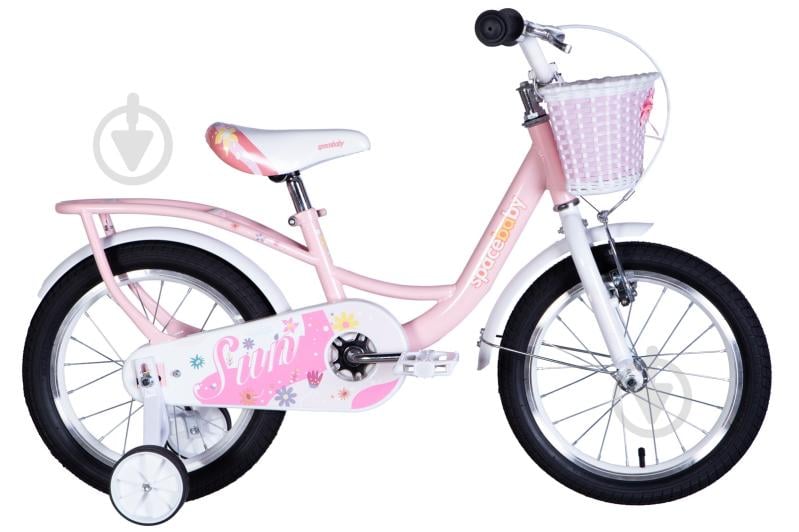 Велосипед Space 16" 8.5"(22 см) SUN OPS-SK-16-010 персиковый - фото 1 Велосипед Space 16" 8.5"(22 см) SUN OPS-SK-16-010 персиковый - фото 1