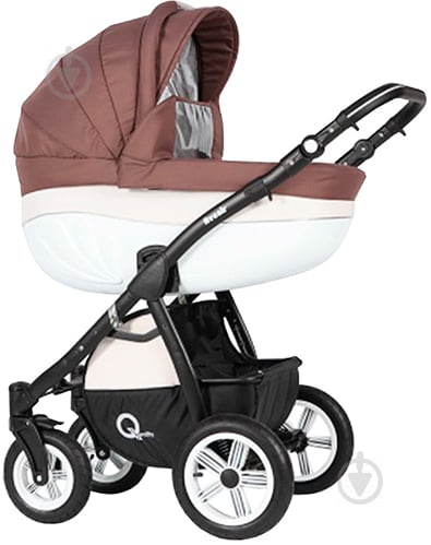 Коляска универсальная 2 в 1 Babyhit Retrus Avenir White Brown 23076 - фото 1