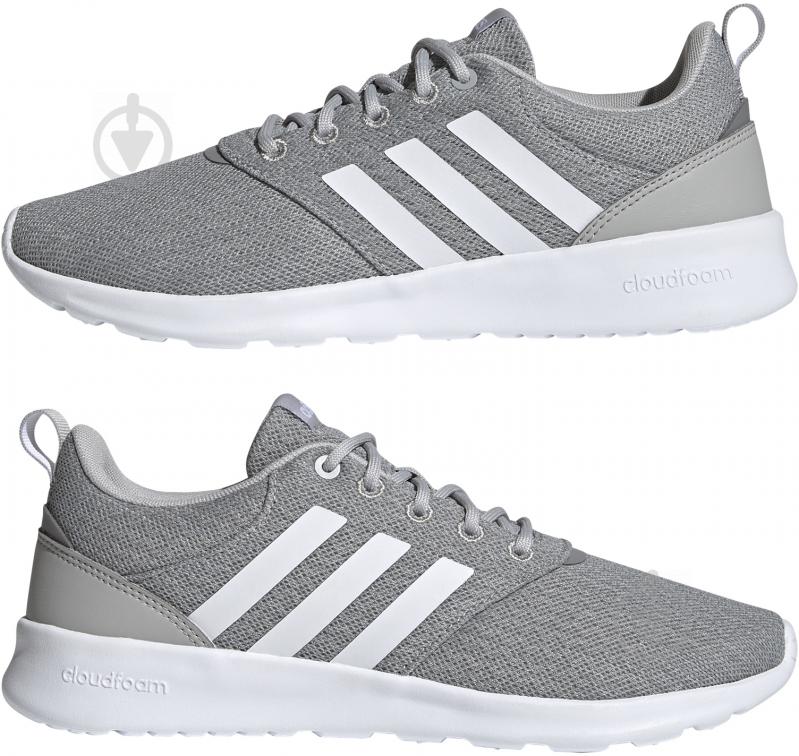 Кроссовки женские демисезонные Adidas QT RACER 2.0 FY8312 р.38 серые - фото 5