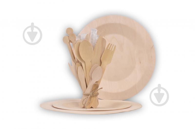 Нож одноразовый деревянный 160 мм Ecowood 500 шт. - фото 2 Нож одноразовый деревянный 160 мм Ecowood 500 шт. - фото 2