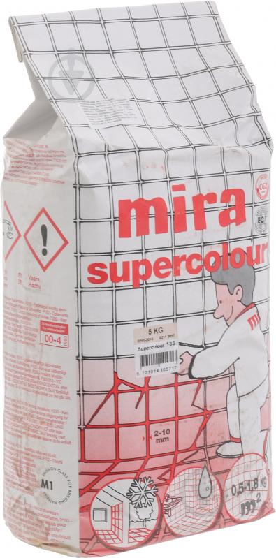 Затирка для плитки Mira Supercolour 133 5 кг бежевый - фото 3