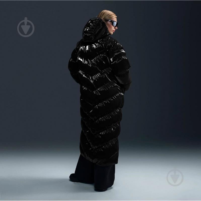 Куртка-парка жіноча зимова Nike W NSW TF OS SHN SNFL WNPFR PKA FV7827-010 р.S чорна - фото 4 Куртка-парка жіноча зимова Nike W NSW TF OS SHN SNFL WNPFR PKA FV7827-010 р.S чорна - фото 4