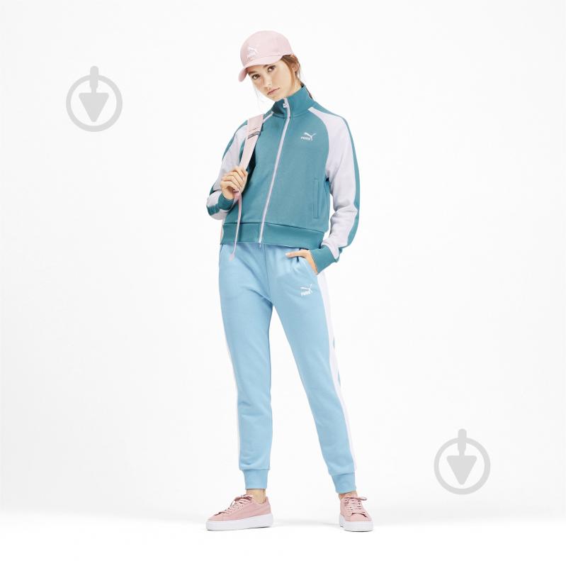 Куртка женская демисезонная Puma Classics T7 Track Jkt, FT 59520445 р.M синяя - фото 5
