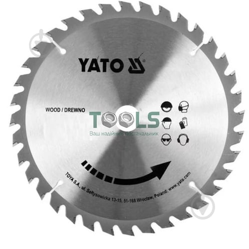 Пиляльний диск YATO 305x30x2,4 Z30 YT-60976 - фото 1