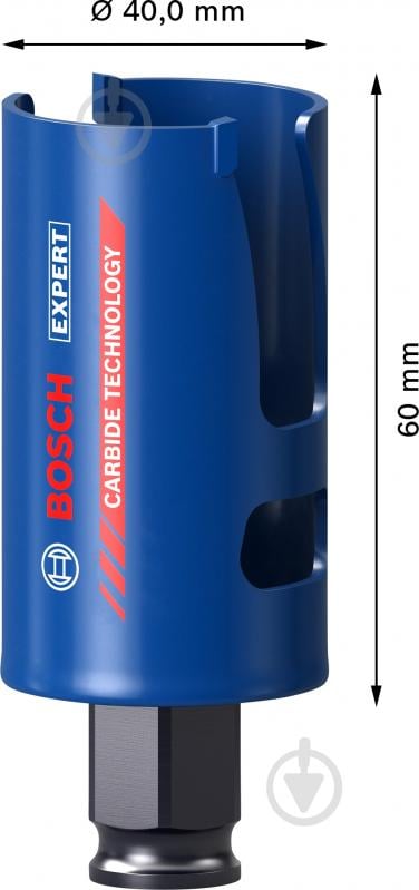 Коронка Bosch Construction Material 40 мм 2608900459 - фото 2 Коронка Bosch Construction Material 40 мм 2608900459 - фото 2