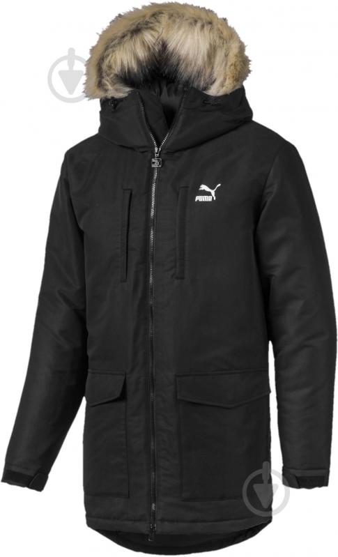 Куртка мужская демисезонная Puma Classics Padded Jacket 59528001 р.L черная - фото 2
