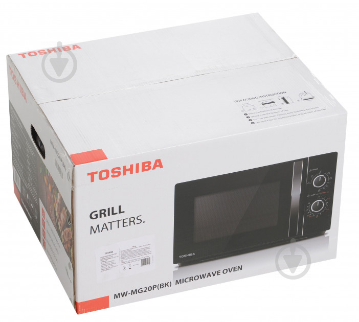 Микроволновая печь TOSHIBA MW-MG20P(BK) - фото 5