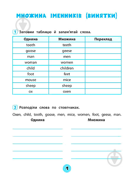 Тетрадь Юлия Чимирис «Англійська мова. 3 клас. Зошит практичних завдань» 978-966-284-558-7 - фото 2