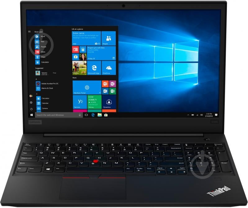 Ноутбук Lenovo Edge E590T 15,6" (20NB0016RT) black - фото 1 Ноутбук Lenovo Edge E590T 15,6" (20NB0016RT) black - фото 1