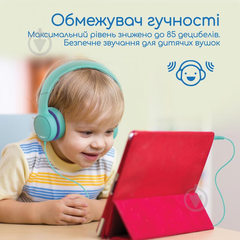 Навушники Promate Simba green (simba.emerald) - фото 2