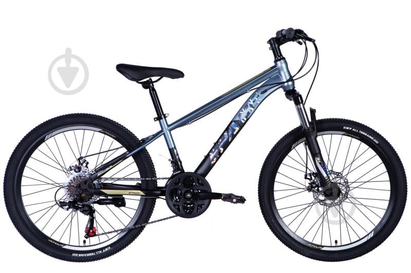 Велосипед Space 24" 13"(33 см) MARS DD OPS-SP-24-004 серо-черный - фото 1