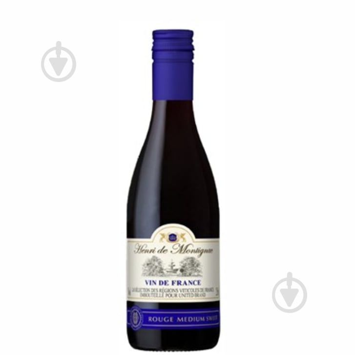 Вино Henri de Montignac Rouge Medium Sweet 0,25 л - фото 1 Вино Henri de Montignac Rouge Medium Sweet 0,25 л - фото 1